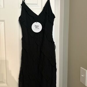 PRINCESS POLLY BLACK BRAND NEW DRESS! SIZE 6!